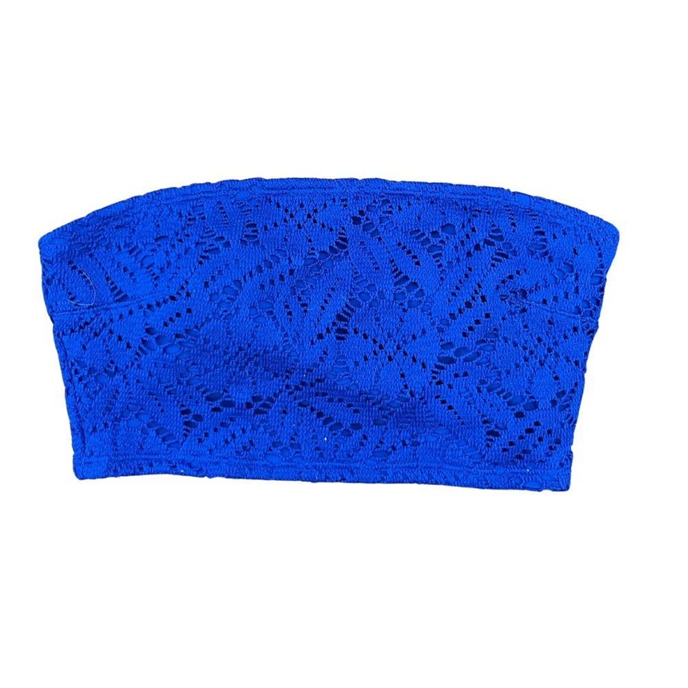 Aerie Royal Blue Lace Swim Bandeau